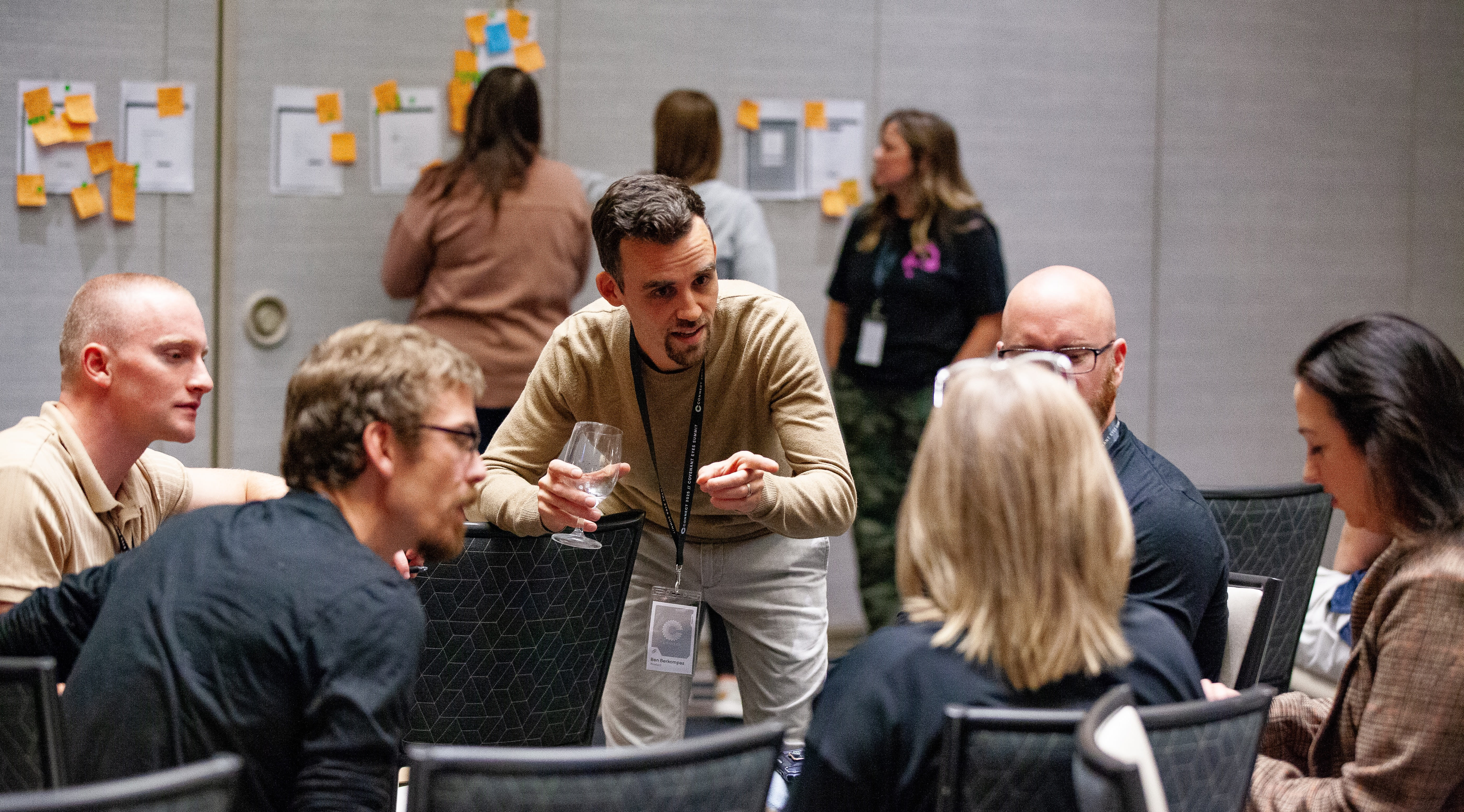 Ben facilitating a design workshop with stakeholders
